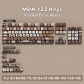 Sushi Roll 104+34 / 54 MDA/Cherry/MCA Profile Keycap Set Cherry MX PBT Dye-subbed for Keyboard